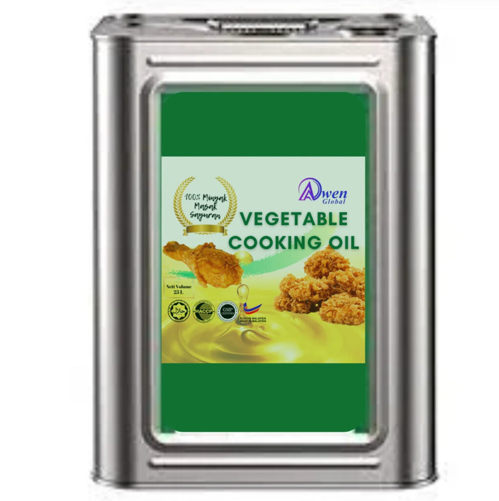 Hot Selling Malaysian Palm Olein Oil Quality Supplier's Refined Vegetable Oil Can Halal Cooking Frying Baking Bakery CP10